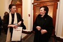 Alenka De Vly, protokol prve dame Republike Slovenije in Barbara Miklič Türk, soproga predsednika RS