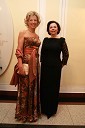 Aleša Kandus, predsednica uprave podjetja Medex in predsednica Društva poslovnih žensk FAM in Barbara Miklič Türk, soproga predsednika RS