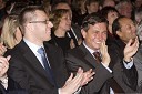 Dejan Fujs, direktor Radia Murski val in Borut Pahor, predsednik vlade RS