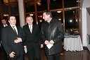 ..., Anton Guzej, generalni direktor RTV Slovenija in  Borut Pahor, predsednik vlade RS