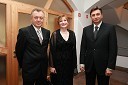 Anton Guzej, generalni direktor RTV Slovenija, Helena Zver, pomočnica generalnega direktorja RTV Slovenija za madžarsko narodno skupnost in Borut Pahor, predsednik vlade RS