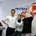 Sebastijan Cegnar, moderator na radiu Antena, Tamara Popovič, manekenka in Jean Ferbežar, moderator na radiu Antena