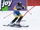 Smučarka Therese Borssen, Švedska
(nedeljski slalom)