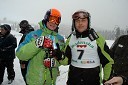 Bernard Vajdič, alpski smučar in Bogdan Plaznik, direktor tekmovanja v smučarskih skokih v Velenju in predsednik Smučarsko skakalnega kluba Velenje