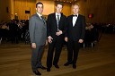 Tomo Pust, direktor Hotela Mons, Aleš Erčulj, predsednik Rotary kluba Ljubljana 25 in Otmar Zorn, asistent guvernerja za Slovenijo
