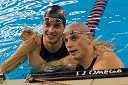 Matjaž Markič in Emil Tahirovič, slovenska plavalca in finalista discipline 50 m prsno