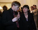 Peter Jančič, novinar Večera in Darja Verbič, glavna in odgovorna urednica Večera