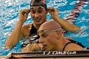 Emil Tahirovič in Matjaž Markič, slovenska plavalca in finalista discipline 50 m prsno