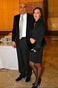 Dr. Draško Veselinovič, predsednik uprave Deželne banke Slovenije z ženo