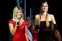 Katja Litrop, superfinalistka izbora za Miss Casino Kongo 2009 in Jerneja Podbevšek Zhembrowskyy, voditeljica prireditve