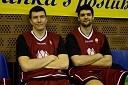Vlado Ilievski in Sašo Ožbolt, košarkarji