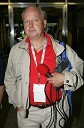Novinar na televiziji Net Tv in član nogometne reprezentance glasbenikov Gorazd Elvič - Gogi