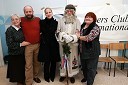 ..., Božo Raušl, sekretar ZPM Maribor, Brina Černetič, svetovalka uprave Diners Club Slovenija, Dedek Mraz in Majda Struc, generalna sekretarka ZPM (Zveza prijateljev mladine)