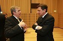 Aleš Zalar, minister za pravosodje in Borut Pahor, predsednik Vlade RS