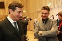 Borut Pahor, predsednik Vlade RS in Goran Novković, odgovorni urednik brezplačnega dnevnika Žurnal24