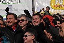 Borut Pahor, predsednik Vlade RS ter gostje na častni tribuni  	 
	