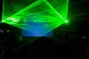 Lasershow ob začetku prireditve