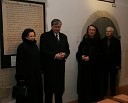 Dr. Danilo Türk, predsednik Republike Slovenije, soproga Barbara Miklič Türk in Mirjana Koren, direktorica Pokrajinskega muzeja Maribor