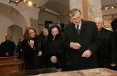 Mirjana Koren, direktorica Pokrajinskega muzeja Maribor, dr. Danilo Türk, predsednik Republike Slovenije in soproga Barbara Miklič Türk