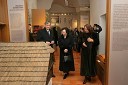 Dr. Danilo Türk, predsednik Republike Slovenije, soproga Barbara Miklič Türk in Mirjana Koren, direktorica Pokrajinskega muzeja Maribor