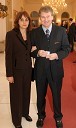 Davorin Kračun, nekdanji slovenski veleposlanik v ZDA z ženo Andrejo