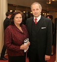 Boris Sovič, mariborski župan v letih 1998-2006 z ženo Ano