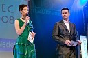Ivjana Banič in Boštjan Romih, moderatorski par jutranjega programa Radia 1 in naj radijski voditeljski par leta 2008