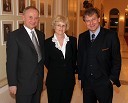 Dr. Alojz Križman, državni svetnik z ženo Renato in Davorin Kračun, nekdanji veleposlanik Slovenije v ZDA