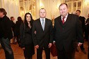 Franc Kangler, župan Maribora z ženo Tanjo in Aleš Hauc, generalni direktor Pošte Slovenije in Naj Direktor po izboru novinarjev