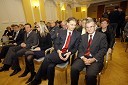 Janez Pastar, predsednik skupnosti slovenskih gimnazij, Bojan Šrot, župan občine Celje, Mojca Grobelnik, vodja službe za odnose z javnostmi na Ministrstvu za šolsvo in šport, Igor Lukšič, minister za šolstvo in šport in Miran Potrč, poslanec SD