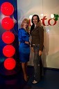 Mojca Krajnc, voditeljica oddaje Loto in Tanja Zajc, urednica loterijskih vsebin RTV Slovenija