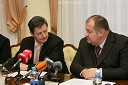 Gregor Pivec, direktor UKC Maribor in Aleš Hauc, generalni direktor Pošte Slovenije