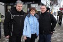 Andrej Verlič, podžupan Maribora, Danica Ksela, novinarka POP tv v Mariboru in Martin Strel, ultramaratonski plavalec