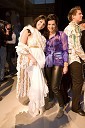 Lea Sirk, pevka, in Simona Lampe, modna oblikovalka
