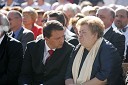 Tone Rop, politik in Maria Pozsonec, nekdanja predstavnica madžarske narodne skupnosti v Sloveniji