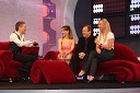 Sebastian, pevec in tv voditelj, Erika Žnidaršič, televizijska voditeljica, Alfi Nipič, pevec in ...