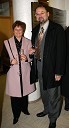 Jelko Kacin, evroposlanec in predsednik LDS z ženo Andrejo