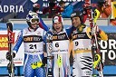 Giuliano Razzoli, Italija, 2.mesto,  Julien Lizeroux, Francija, 1. mesto, in Felix Neureuther, Nemčija, 3.mesto