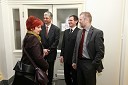 Majda Širca, ministrica za kulturo, mag. Boris Podvršnik, župan občine Zreče, prof. dr. Otmar Kugovnik, profesor na Fakulteti za šport in predsednik Slovenske univerzitetne športne zveze in Vili Rezman, župan občine Ruše