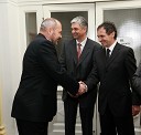 Franc Križanič, minister za finance, mag. Boris Podvršnik, župan občine Zreče in prof. dr. Otmar Kugovnik, profesor na Fakulteti za šport in predsednik Slovenske univerzitetne športne zveze