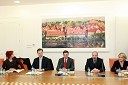 Majda Širca, ministrica za kulturo, Igor Lukšič, minister za šolstvo in šport, Borut Pahor, predsednik Vlade RS, Franc Križanič, minister za finance in mag. Simona Dimic, vodja Kabineta predsednika vlade