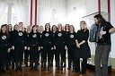 Zbor Carmina Slovenica, Karmina Šilec, zborovodkinja in Janez Dovč, harmonikar