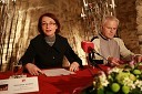 Mirjana Koren, direktorica Pokrajinskega muzeja Maribor in Drago Oman, muzejski svetovalec Pokrajinskega muzeja Maribor