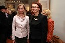 Katarina Kresal, ministrica za notranje zadeve in Mirjana Koren, direktorica Pokrajinskega muzeja Maribor