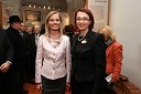 Katarina Kresal, ministrica za notranje zadeve in Mirjana Koren, direktorica Pokrajinskega muzeja Maribor