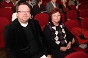 mag. Borut Ambrožič mlajši, predsednik nadzornega odbora Hortikulturnega društva Maribor, in Gertruda Ambrožič, članica ocenjevalne komisije Hortikulturnega društva Maribor