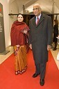 Villur Sundararajan Seshadri, indijski veleposlanik v Sloveniji s soprogo