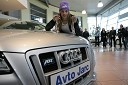 Tina Maze, alpska smučarka, in njen novi Audi A4 z ABT predelavo