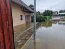 Razmere po nočnem deževju v Kranju