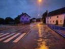 Razmere po nočnem deževju v Kranju
